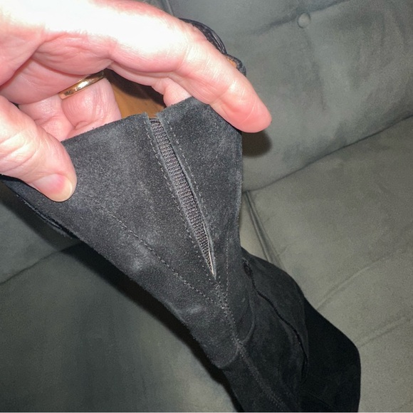 Gucci Dionysus suede over the knee boots size 37 1/2 black - Picture 16 of 16